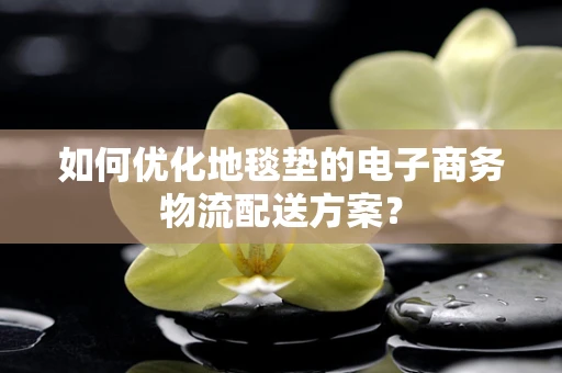 如何优化地毯垫的电子商务物流配送方案？