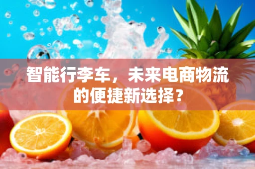智能行李车，未来电商物流的便捷新选择？