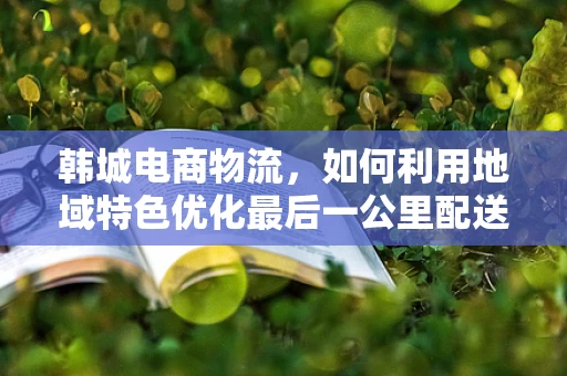韩城电商物流，如何利用地域特色优化最后一公里配送？