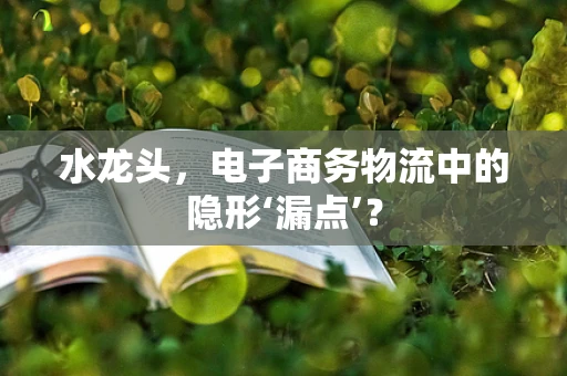 水龙头，电子商务物流中的隐形‘漏点’？