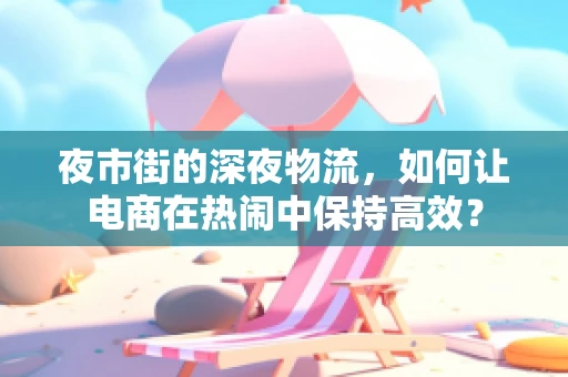 夜市街的深夜物流，如何让电商在热闹中保持高效？