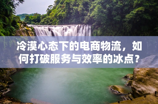冷漠心态下的电商物流，如何打破服务与效率的冰点？