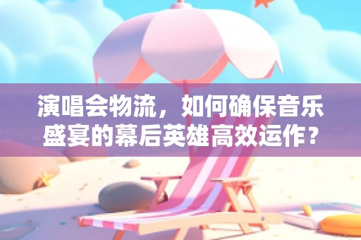 演唱会物流，如何确保音乐盛宴的幕后英雄高效运作？
