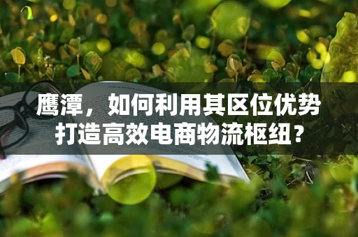 鹰潭，如何利用其区位优势打造高效电商物流枢纽？