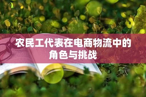农民工代表在电商物流中的角色与挑战