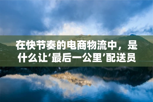 在快节奏的电商物流中，是什么让‘最后一公里’配送员如此令人敬佩？