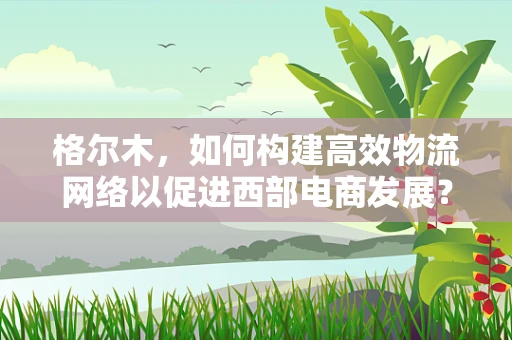 格尔木，如何构建高效物流网络以促进西部电商发展？