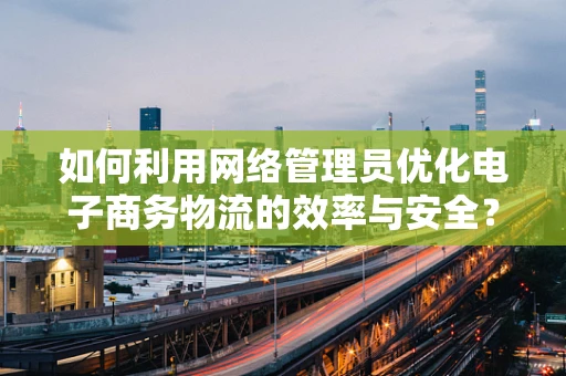 如何利用网络管理员优化电子商务物流的效率与安全？
