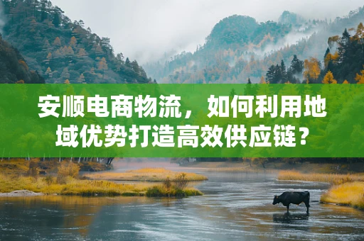 安顺电商物流，如何利用地域优势打造高效供应链？
