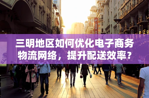 三明地区如何优化电子商务物流网络，提升配送效率？