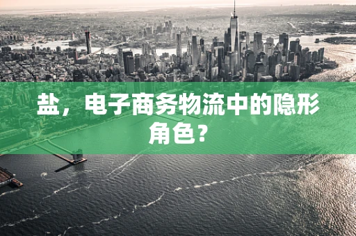盐，电子商务物流中的隐形角色？
