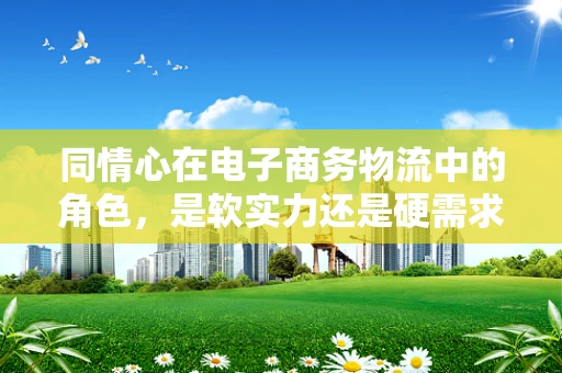 同情心在电子商务物流中的角色，是软实力还是硬需求？