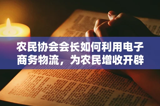 农民协会会长如何利用电子商务物流，为农民增收开辟新路径？