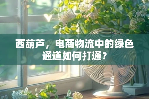 西葫芦，电商物流中的绿色通道如何打通？