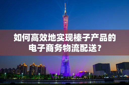 如何高效地实现榛子产品的电子商务物流配送？