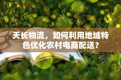 天长物流，如何利用地域特色优化农村电商配送？