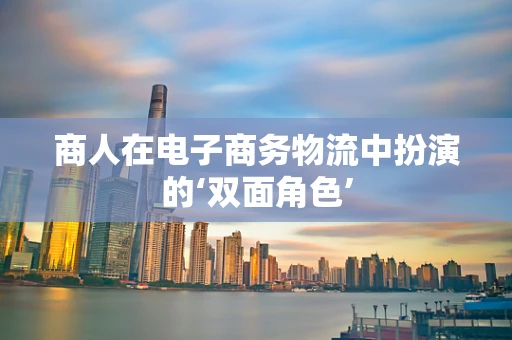 商人在电子商务物流中扮演的‘双面角色’