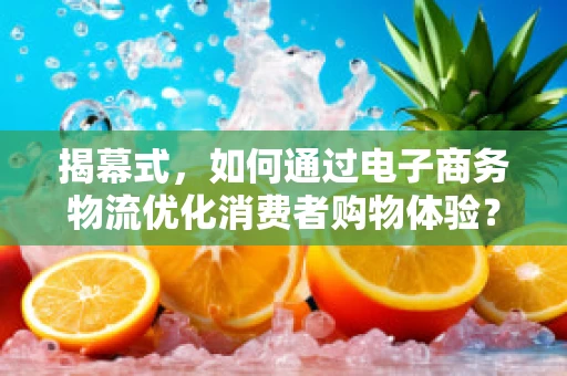 揭幕式，如何通过电子商务物流优化消费者购物体验？