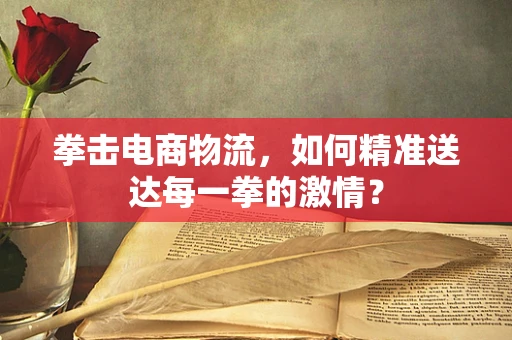 拳击电商物流，如何精准送达每一拳的激情？