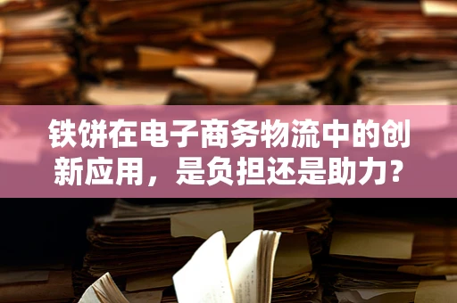 铁饼在电子商务物流中的创新应用，是负担还是助力？