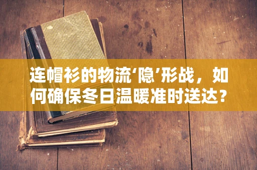 连帽衫的物流‘隐’形战，如何确保冬日温暖准时送达？