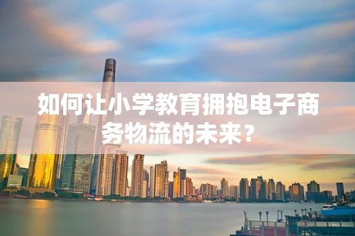 如何让小学教育拥抱电子商务物流的未来？