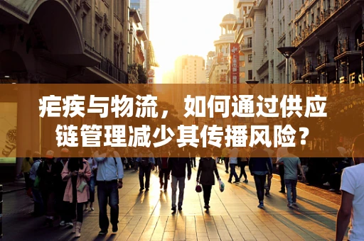 疟疾与物流，如何通过供应链管理减少其传播风险？