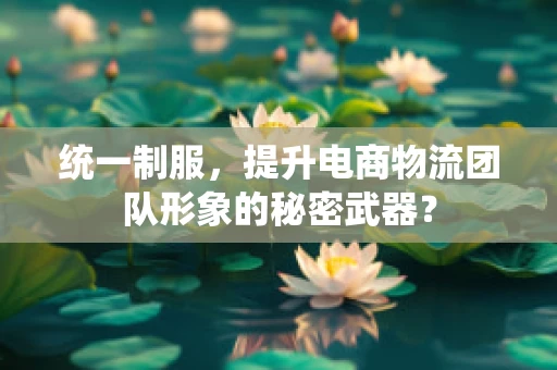 统一制服，提升电商物流团队形象的秘密武器？