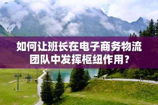 如何让班长在电子商务物流团队中发挥枢纽作用？