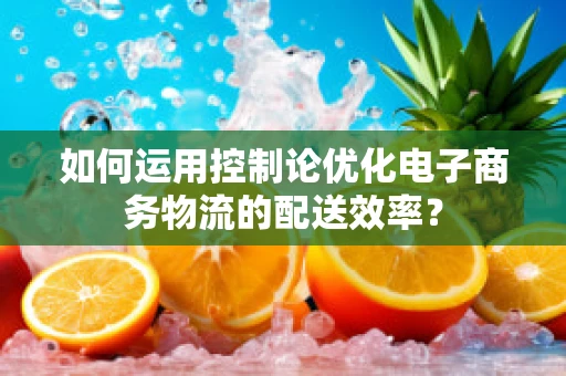 如何运用控制论优化电子商务物流的配送效率？