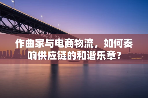 作曲家与电商物流，如何奏响供应链的和谐乐章？