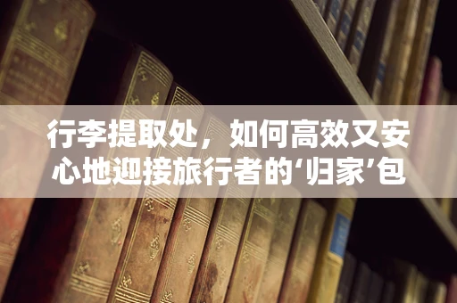 行李提取处，如何高效又安心地迎接旅行者的‘归家’包裹？