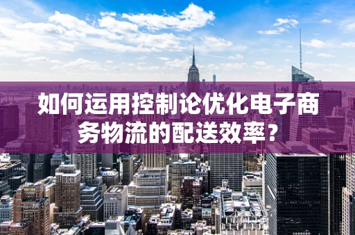 如何运用控制论优化电子商务物流的配送效率？