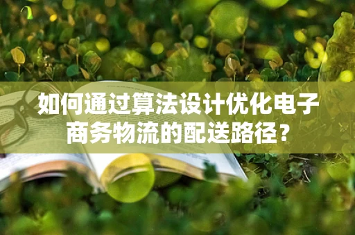 如何通过算法设计优化电子商务物流的配送路径？