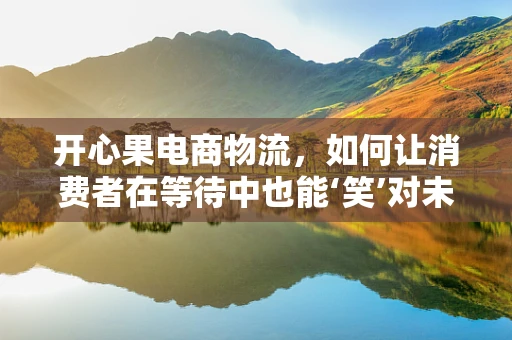 开心果电商物流，如何让消费者在等待中也能‘笑’对未来？