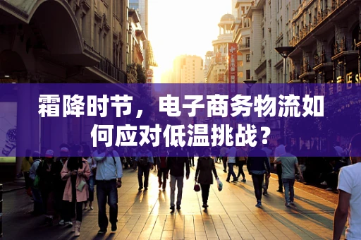 霜降时节，电子商务物流如何应对低温挑战？