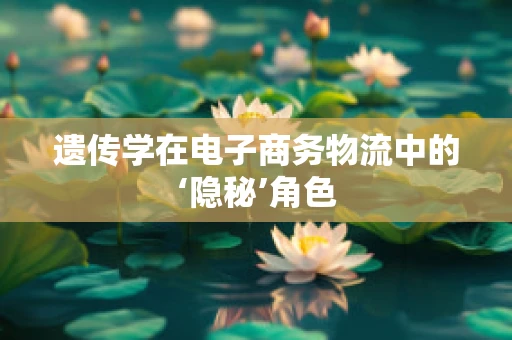 遗传学在电子商务物流中的‘隐秘’角色
