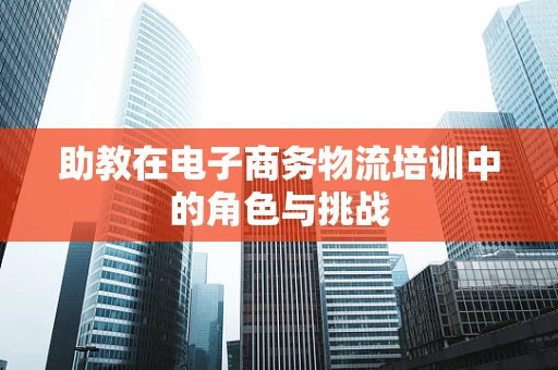 助教在电子商务物流培训中的角色与挑战