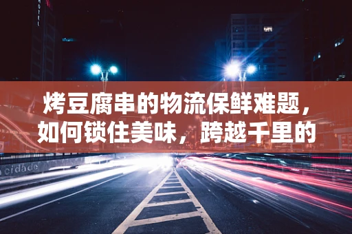 烤豆腐串的物流保鲜难题，如何锁住美味，跨越千里的诱惑？