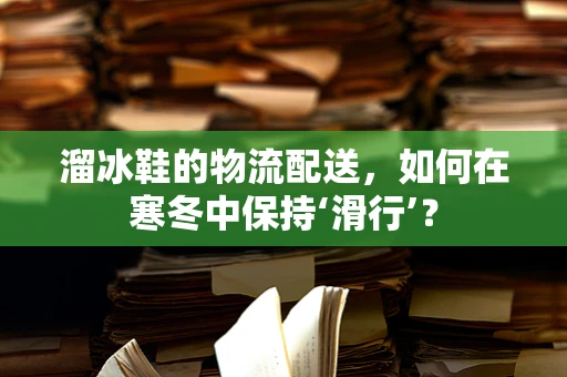 溜冰鞋的物流配送，如何在寒冬中保持‘滑行’？