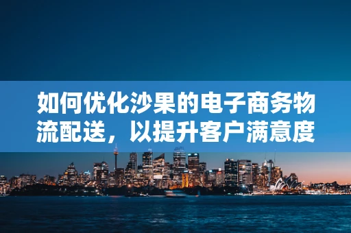 如何优化沙果的电子商务物流配送，以提升客户满意度？
