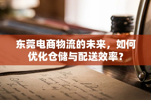 东莞电商物流的未来，如何优化仓储与配送效率？