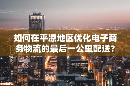 如何在平凉地区优化电子商务物流的最后一公里配送？