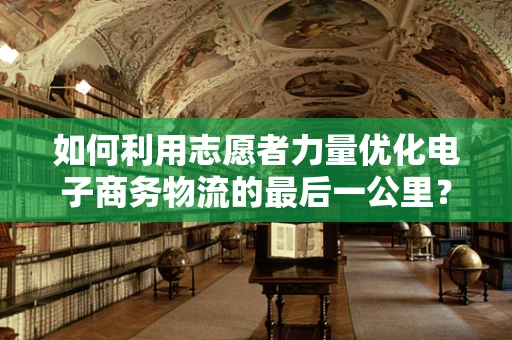 如何利用志愿者力量优化电子商务物流的最后一公里？