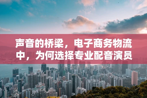 声音的桥梁，电子商务物流中，为何选择专业配音演员助力品牌宣传？