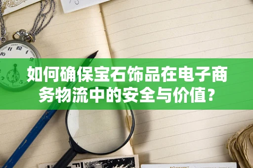 如何确保宝石饰品在电子商务物流中的安全与价值？