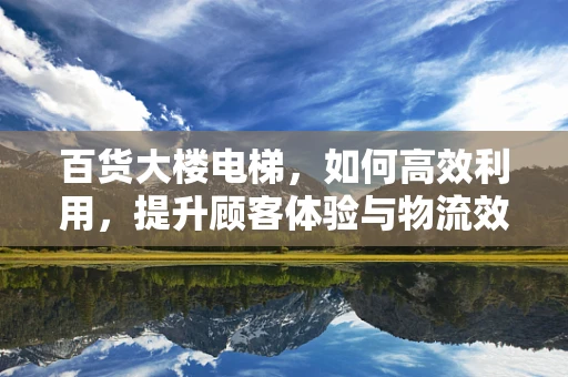 百货大楼电梯，如何高效利用，提升顾客体验与物流效率？