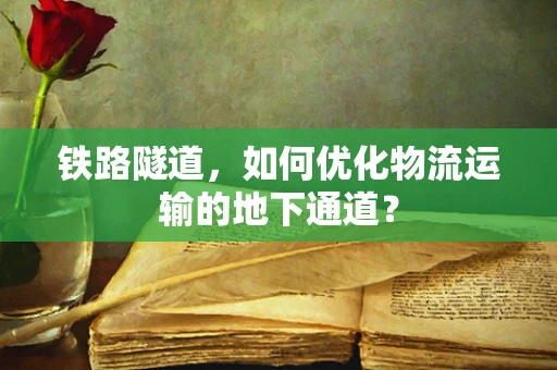 铁路隧道，如何优化物流运输的地下通道？