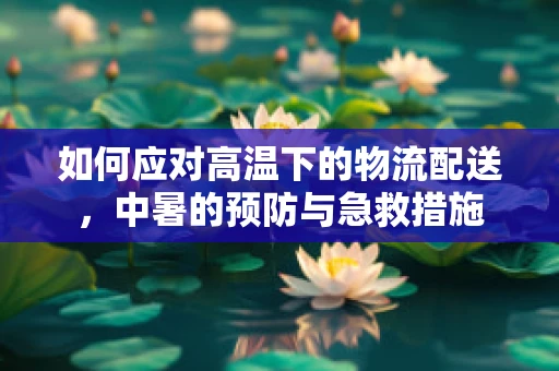 如何应对高温下的物流配送，中暑的预防与急救措施