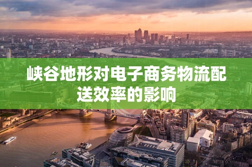 峡谷地形对电子商务物流配送效率的影响